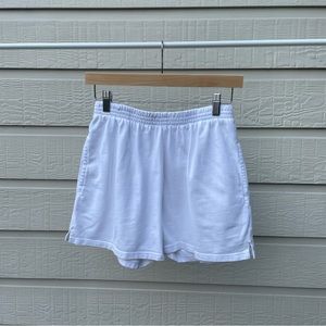 Brandy Melville rosa sweat shorts - white